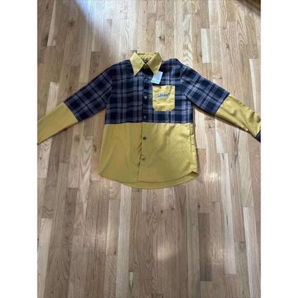 Sbhiva 1600L Plaid shirt Size M. NWT